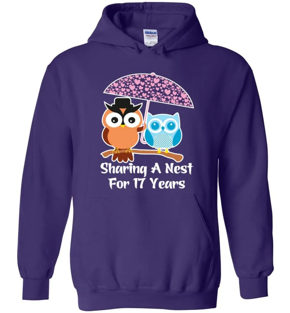 17 Years Wedding Anniversary Gifts Valentine's Day Hoodie