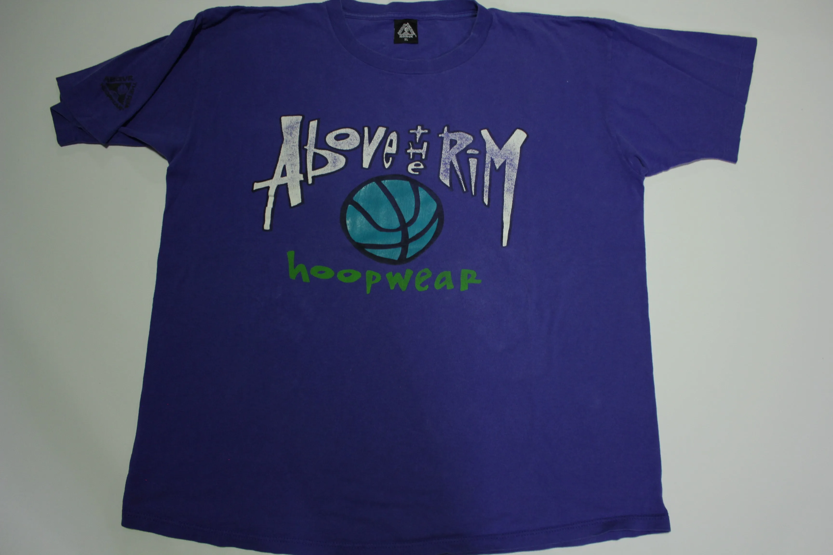 Above The Rim Reebok Made in USA Vintage 90's No Harm No Foul Hoopwear T-Shirt