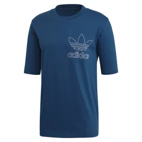 adidas Originals Men's Trefoil Outline T-Shirt - Legend Marine