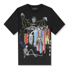 Amiri Wes Lang Blood 38' Black T Shirt