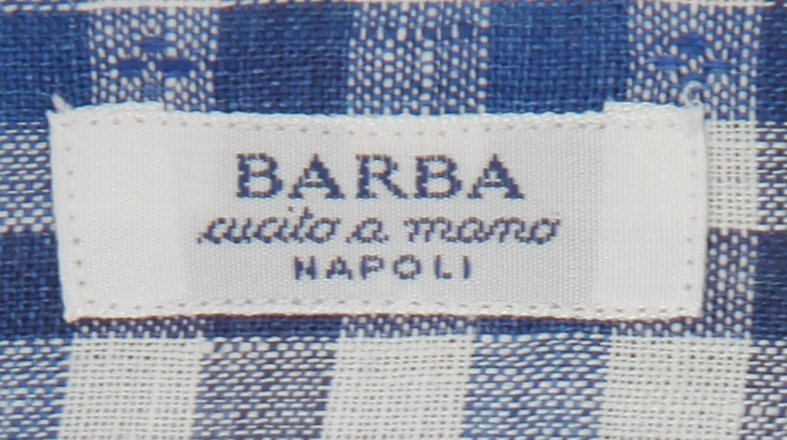 Barba Napoli Blue Shirt - Slim