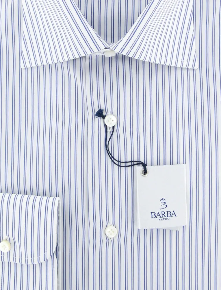 Barba Napoli Blue Shirt - Slim