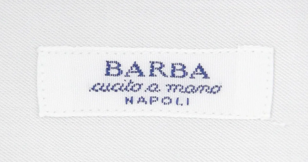 Barba Napoli Light Gray Shirt - Slim