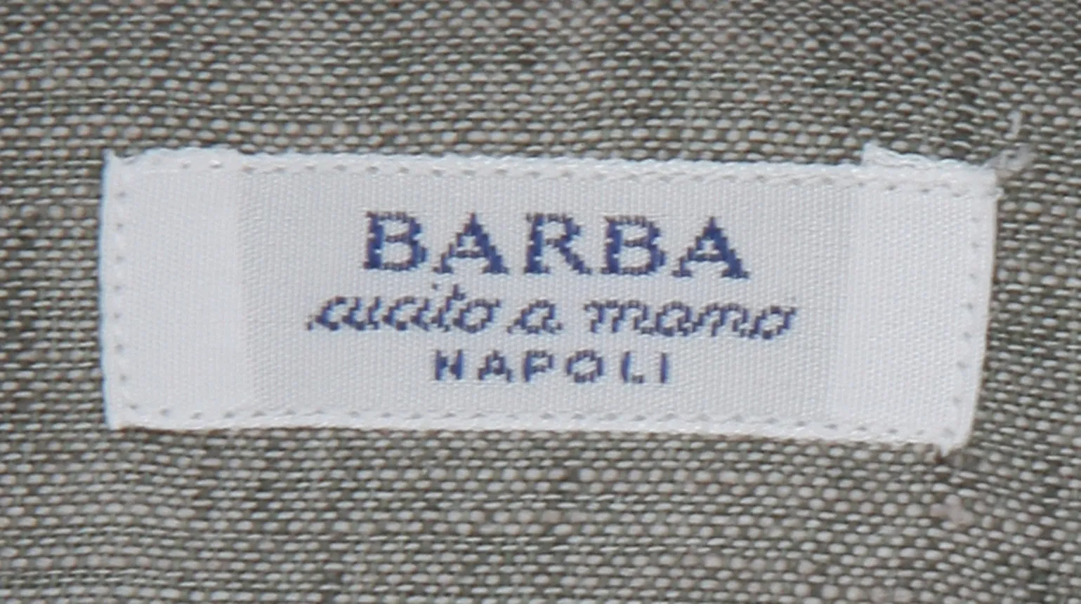 Barba Napoli Light Gray Shirt - Slim