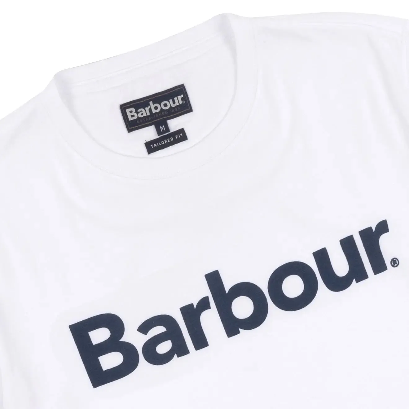 Barbour Logo T-Shirt White