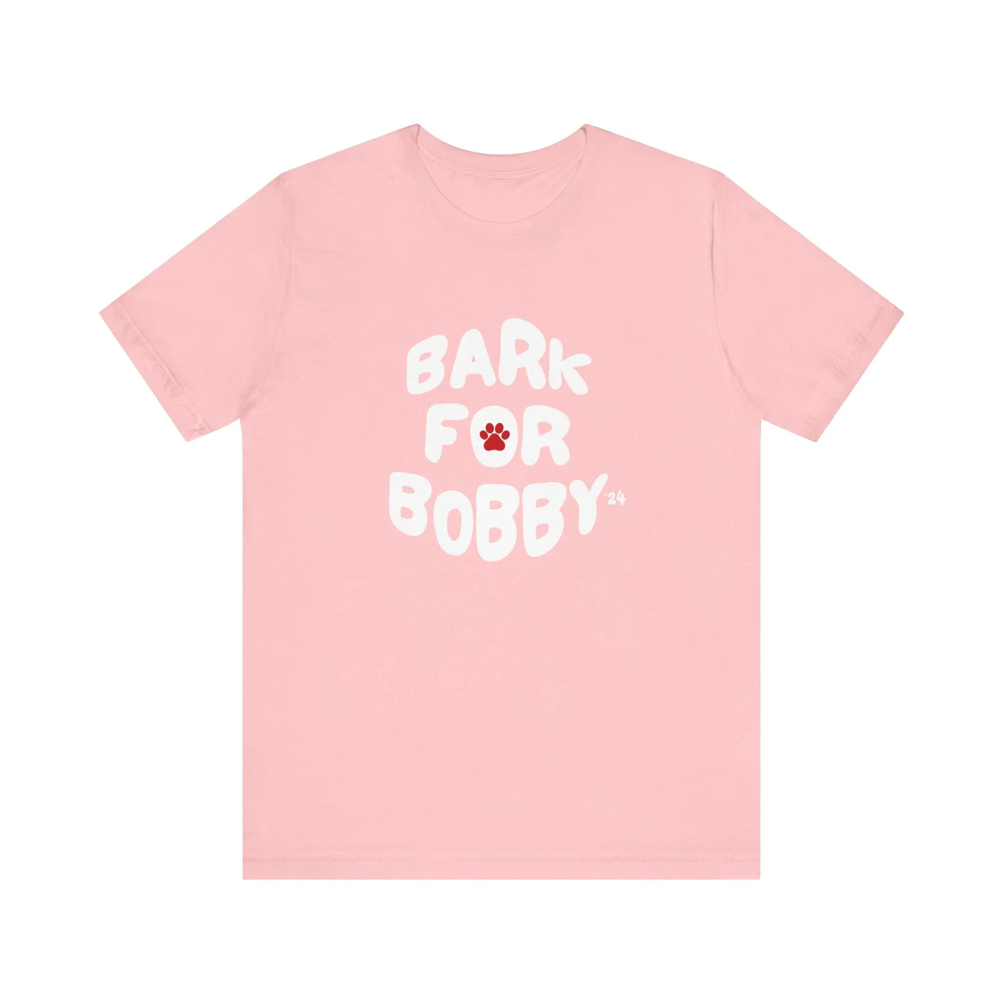 Bark For Bobby Unisex Tee Pink