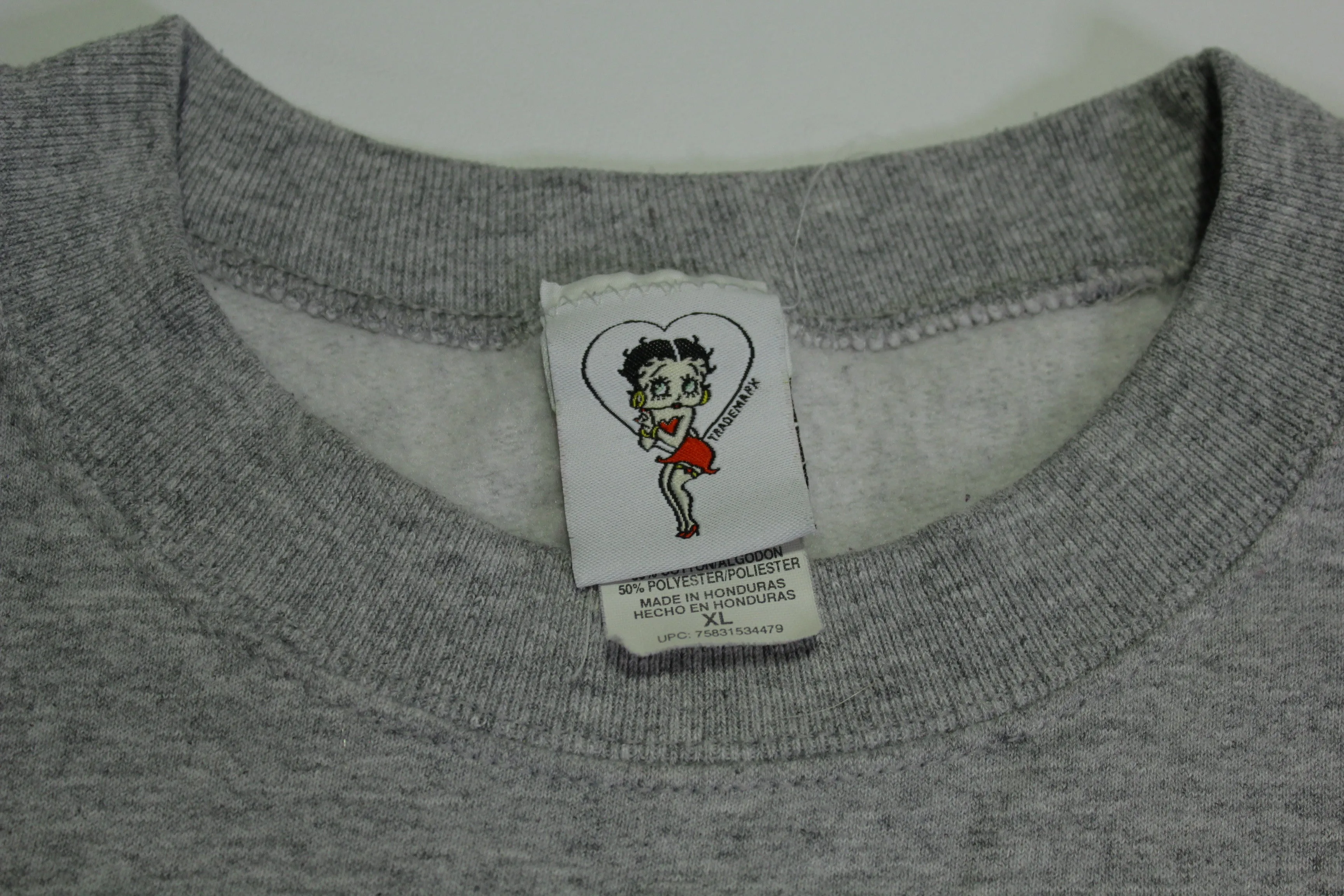 Betty Boop I'm Dreaming Green Christmas Vintage 2003 King Features Syndicate Sweatshirt