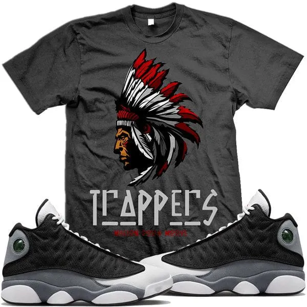 Black Flint 13s Sneaker Tees : Jordan Retro 13 Black Flint Shirt to Match : TRAPPERS