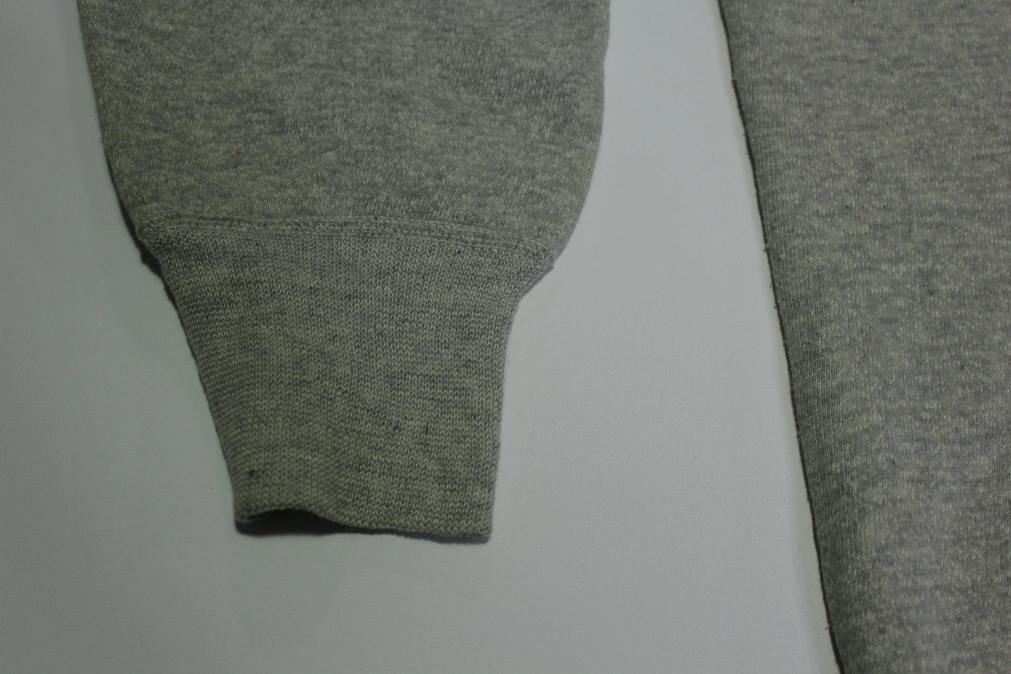 Blank Heathered Grey 60's Vintage Gusset Chain Stitched Crewneck Sweatshirt