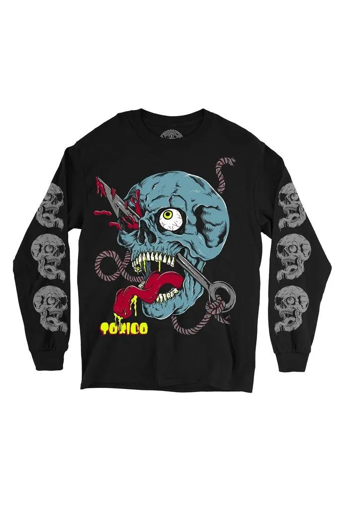 Blood Skull Longsleeve Tee