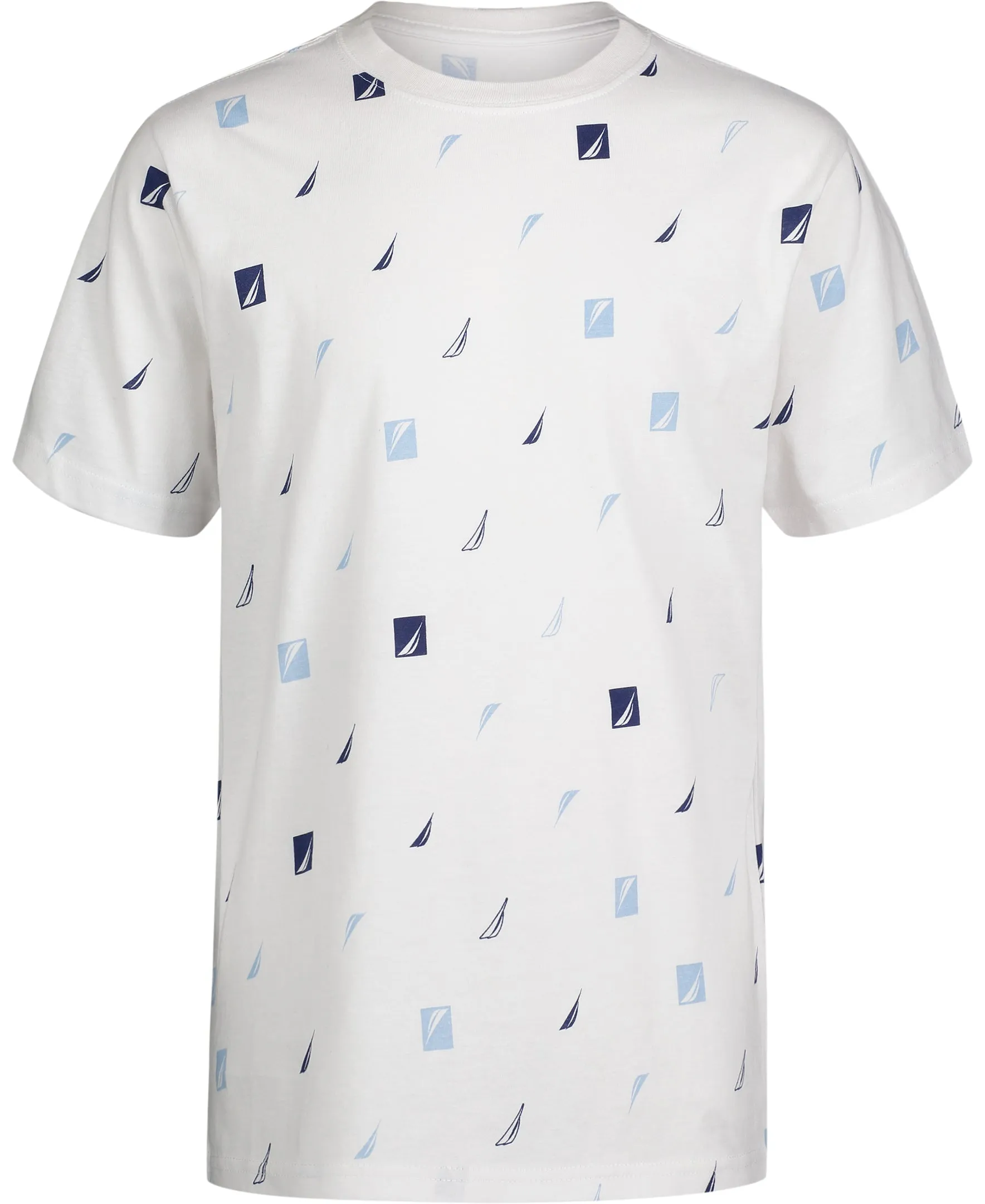 Boys Short Sleeve Outline Print T-Shirt