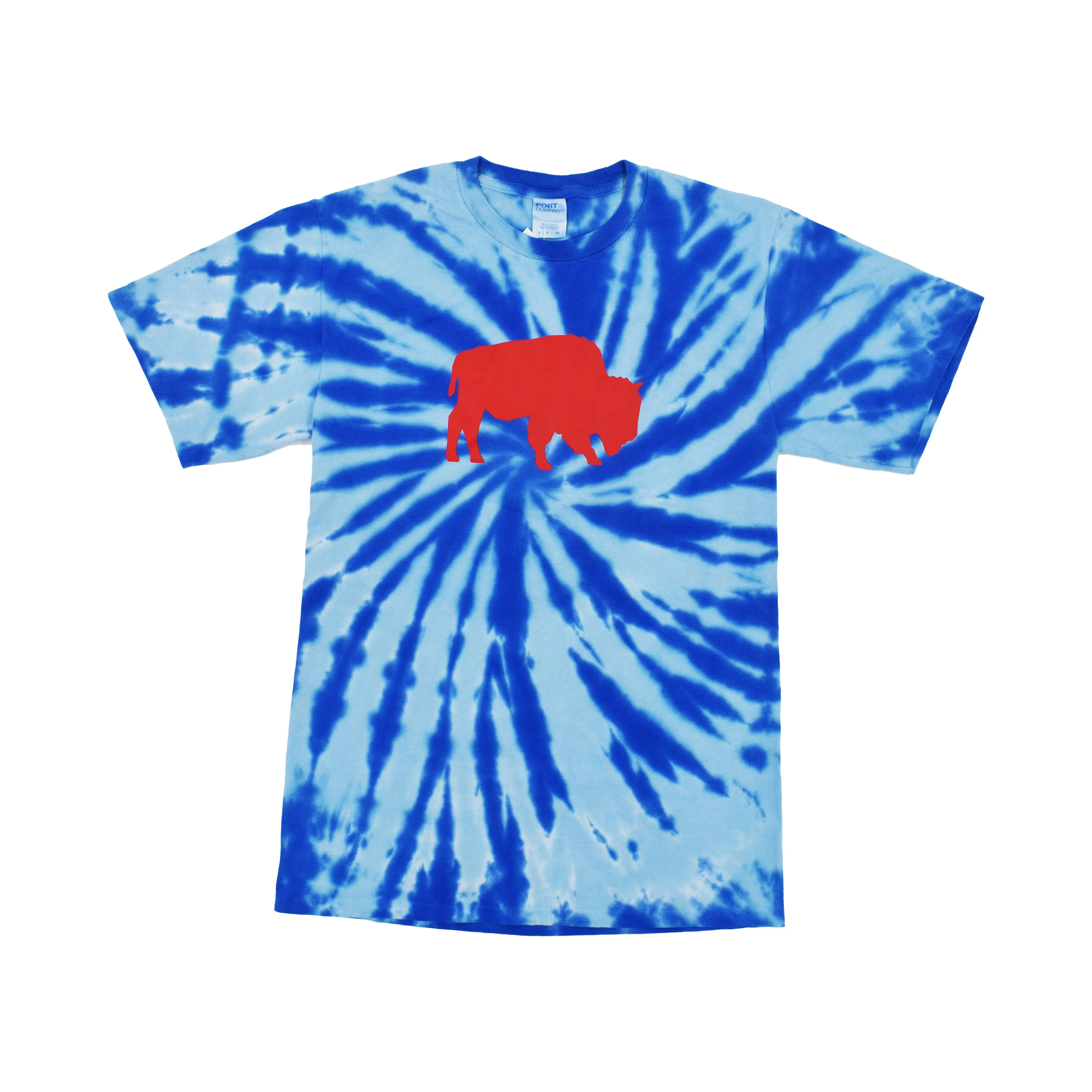 Buffalo Blue Tie Dye Short Sleeve Shirt