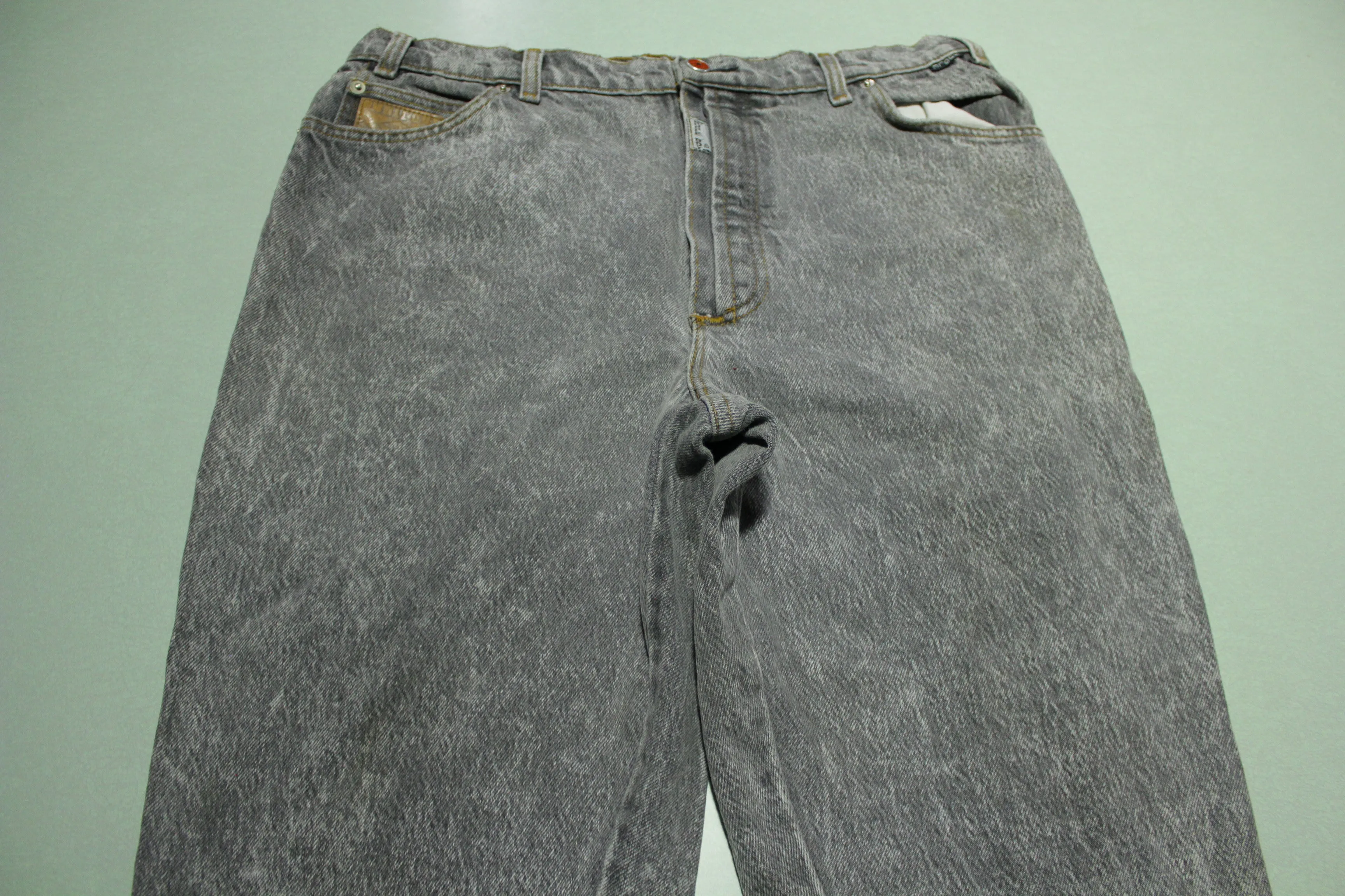 Bugle Boy Acid Washed Vintage 80's Made in USA Tapered Leg Mom Dad Jeans