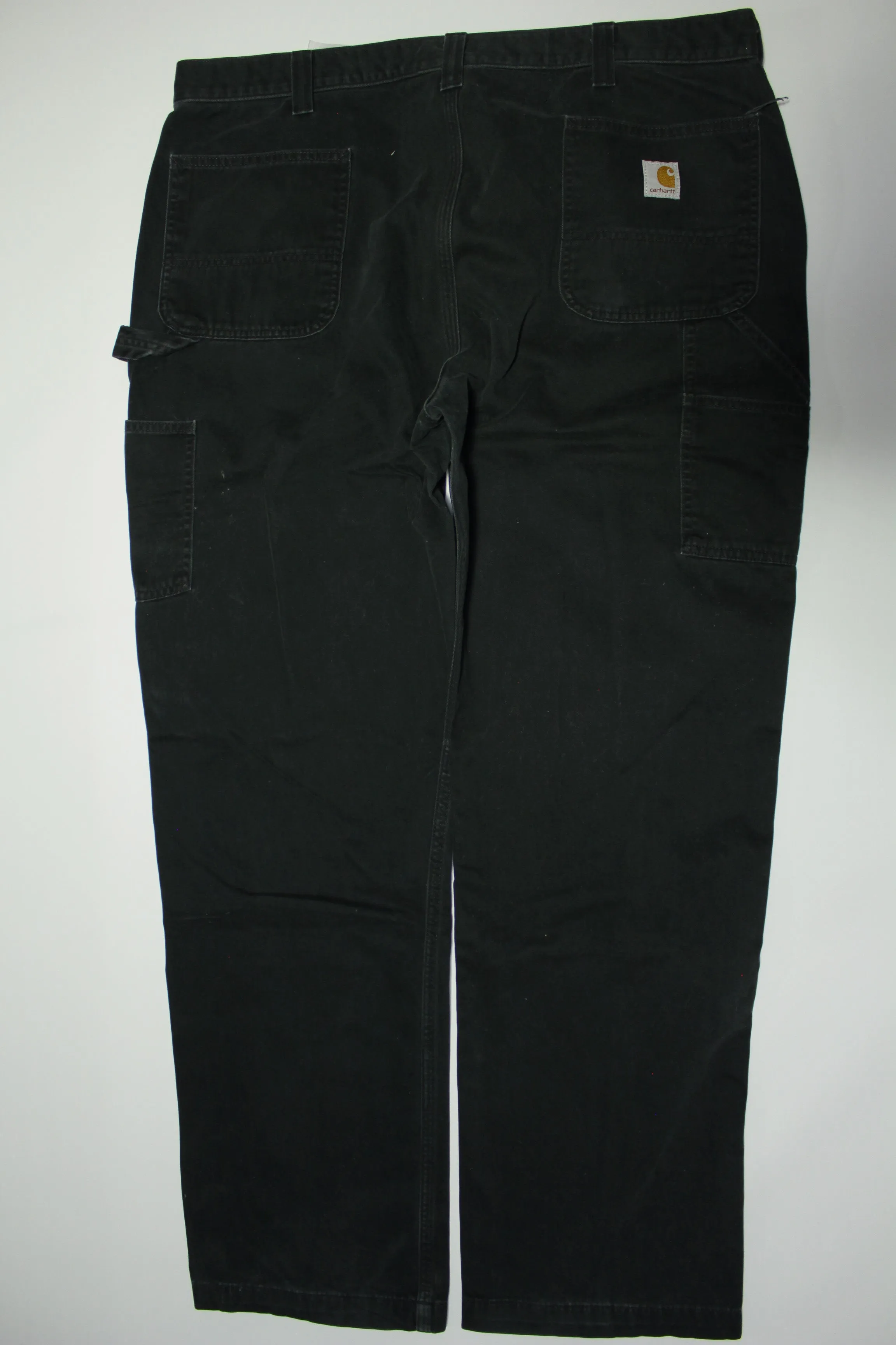 Carhartt B324 BLK Washed Twill Cargo Construction Work Pants