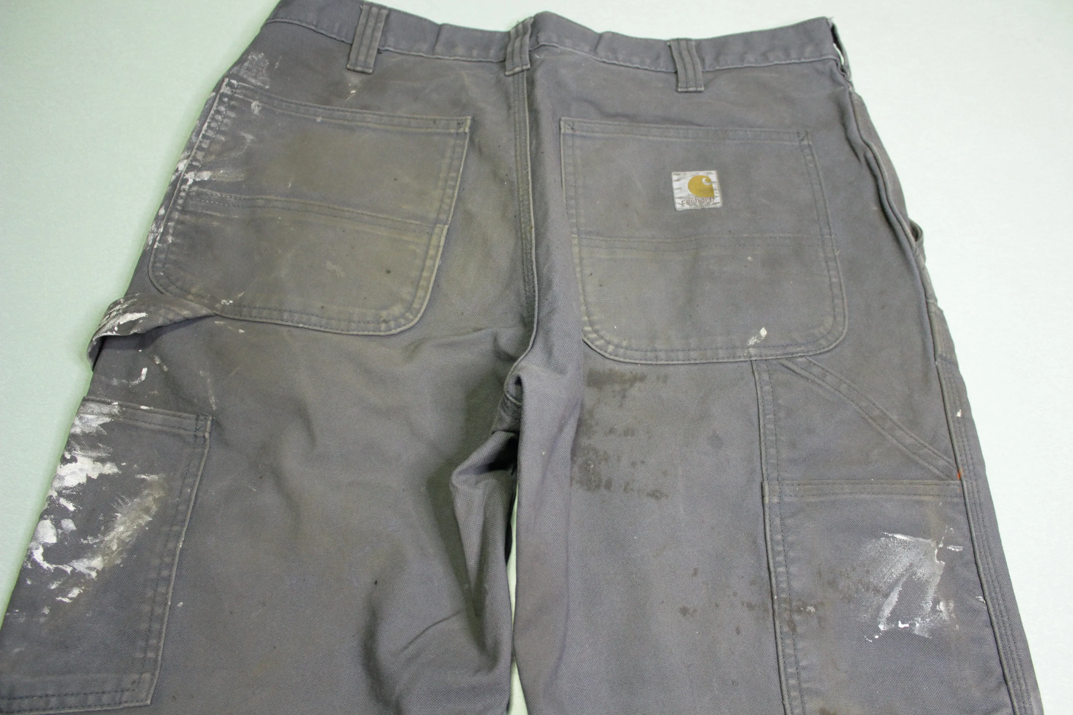 Carhartt Vintage Distressed 103334 029 Double Knee Front Work Construction Utility Pants