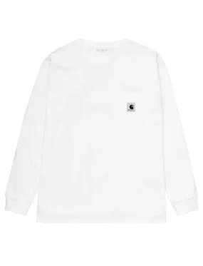 Carhartt WIP L/S Pocket T-Shirt White