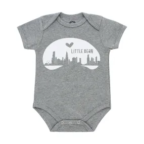 Chicago Little Bean Short Sleeve Onesie in 6-12 months