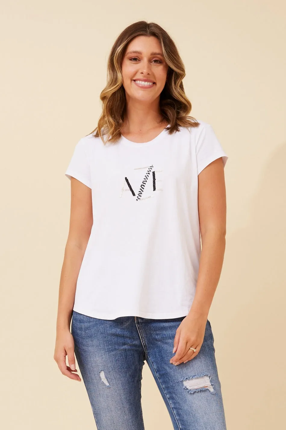 COCO EMBELLISHED TEE