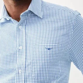 Collins Shirt - Check - White/Blue