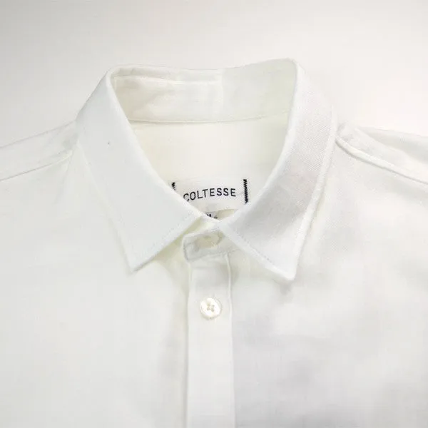 Coltesse - Pocket Blue Cornea Shirt - White