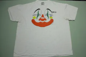 Crying Clown Tragedy Vintage 90's Oneita Made in USA T-Shirt