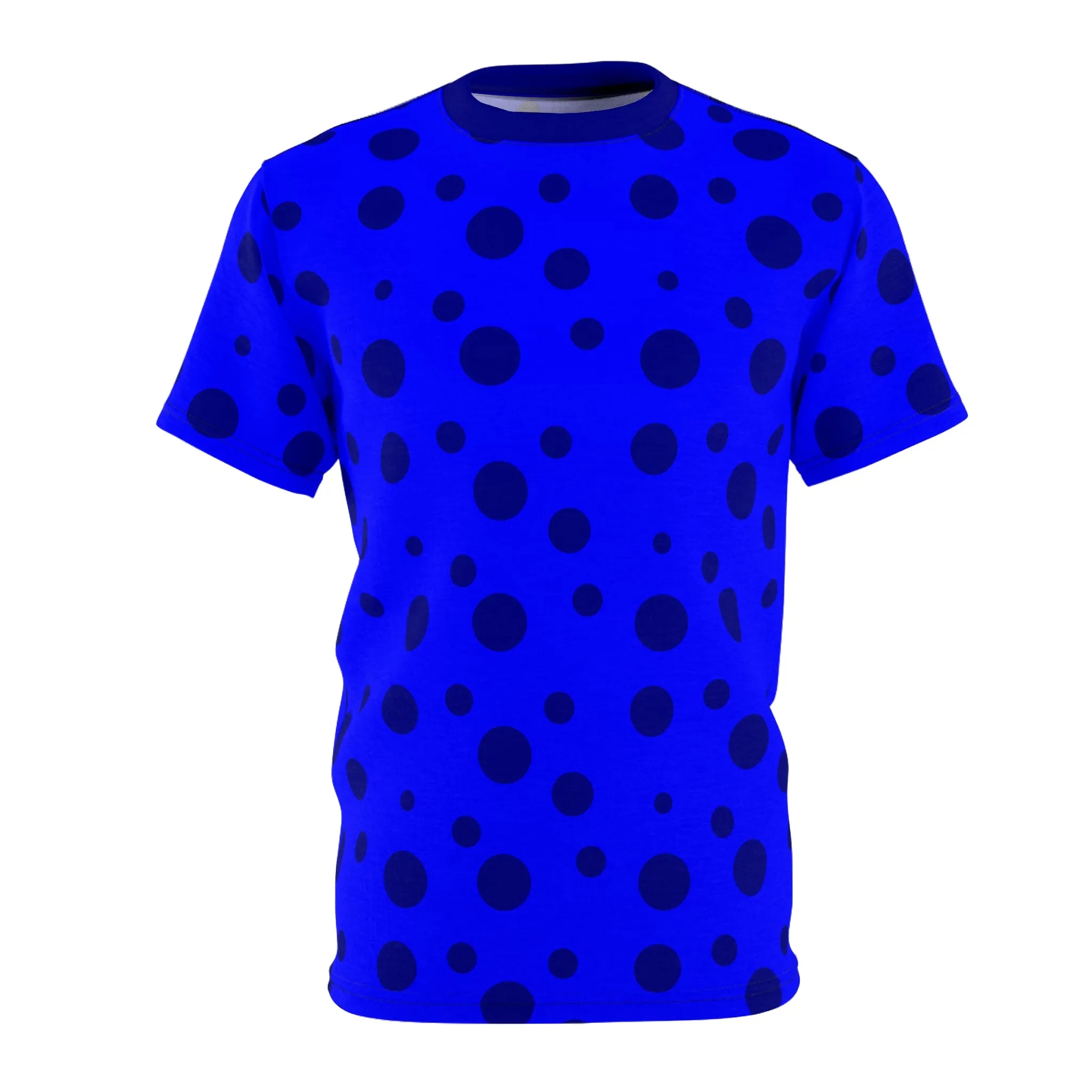 Dark Blue Spotted Blue Unisex Tee