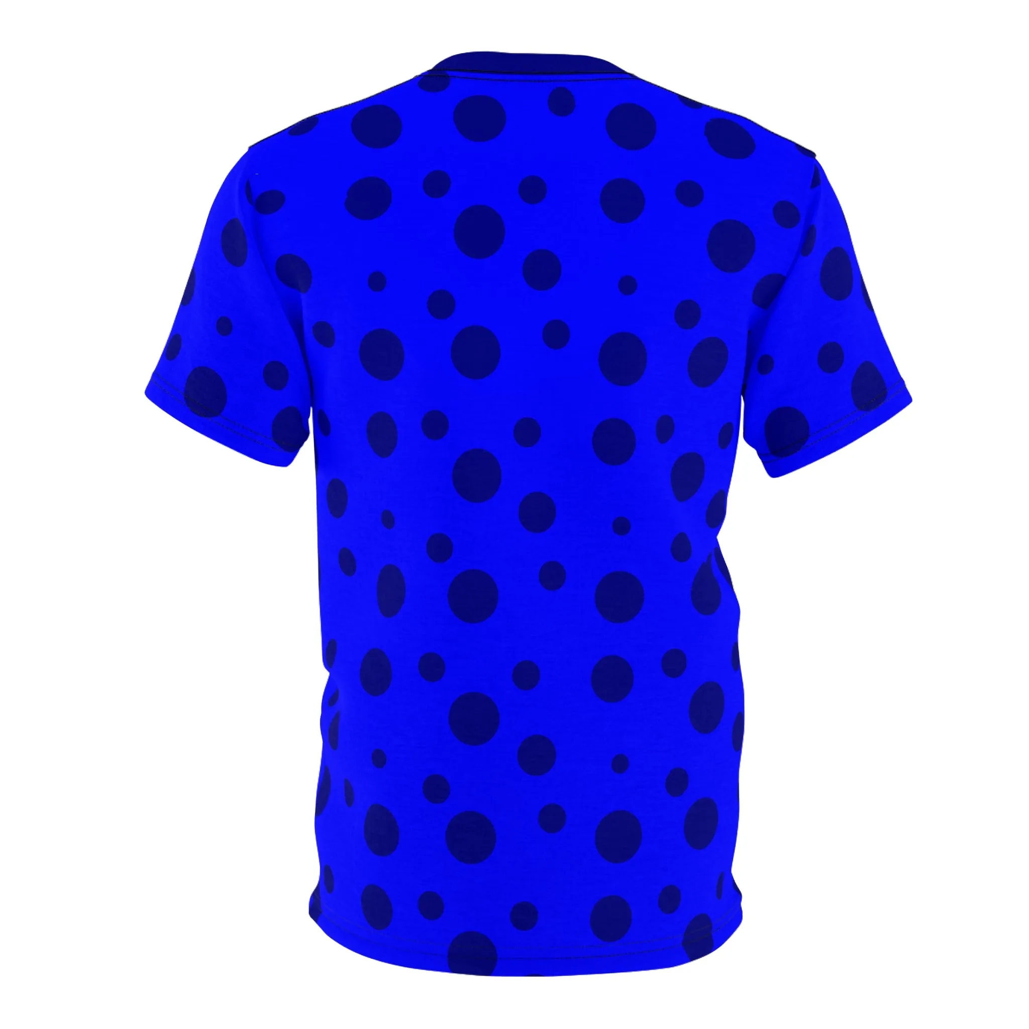 Dark Blue Spotted Blue Unisex Tee