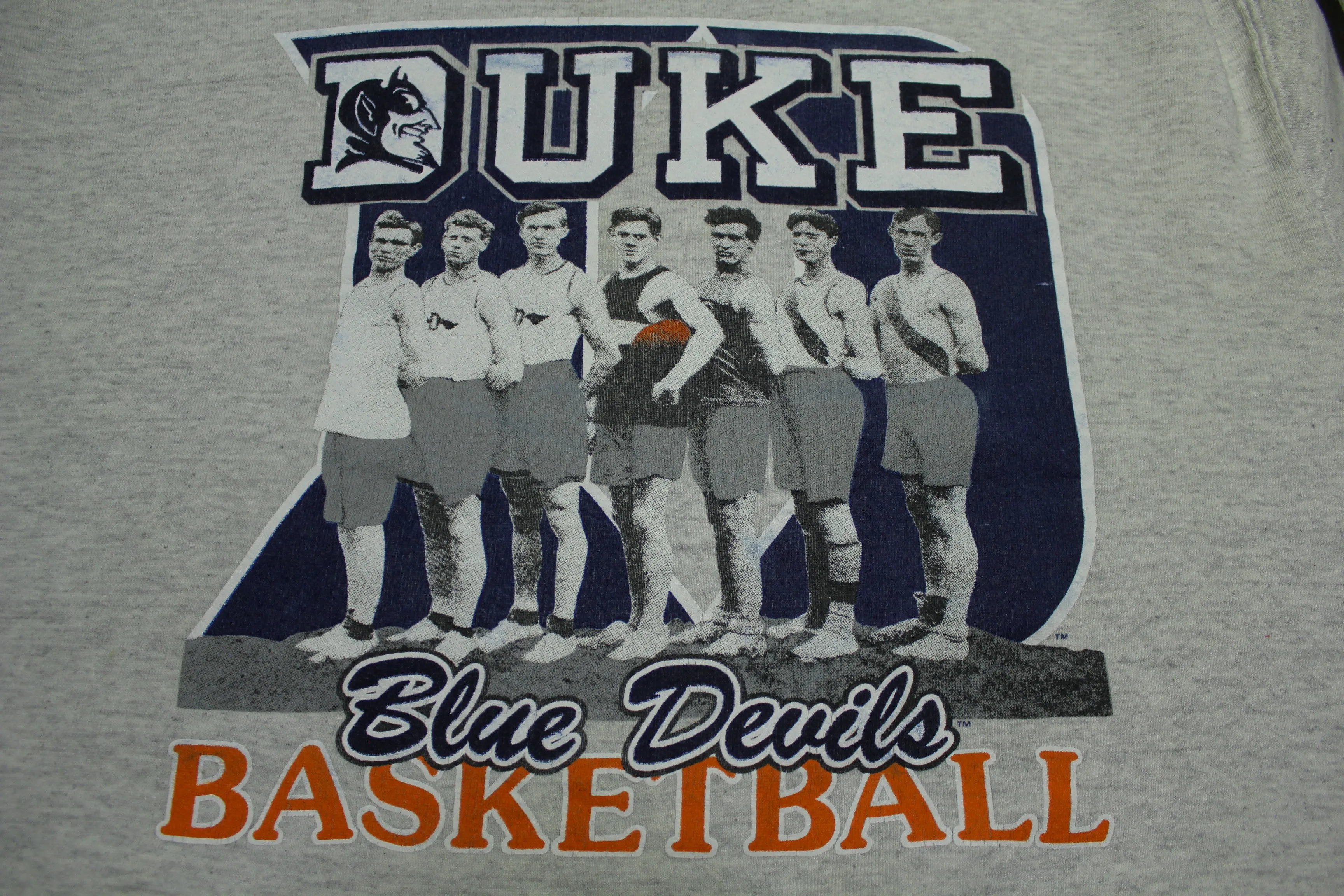 Duke Blue Devils Basketball Vintage 90's Lee Heavyweight Crewneck Sweatshirt