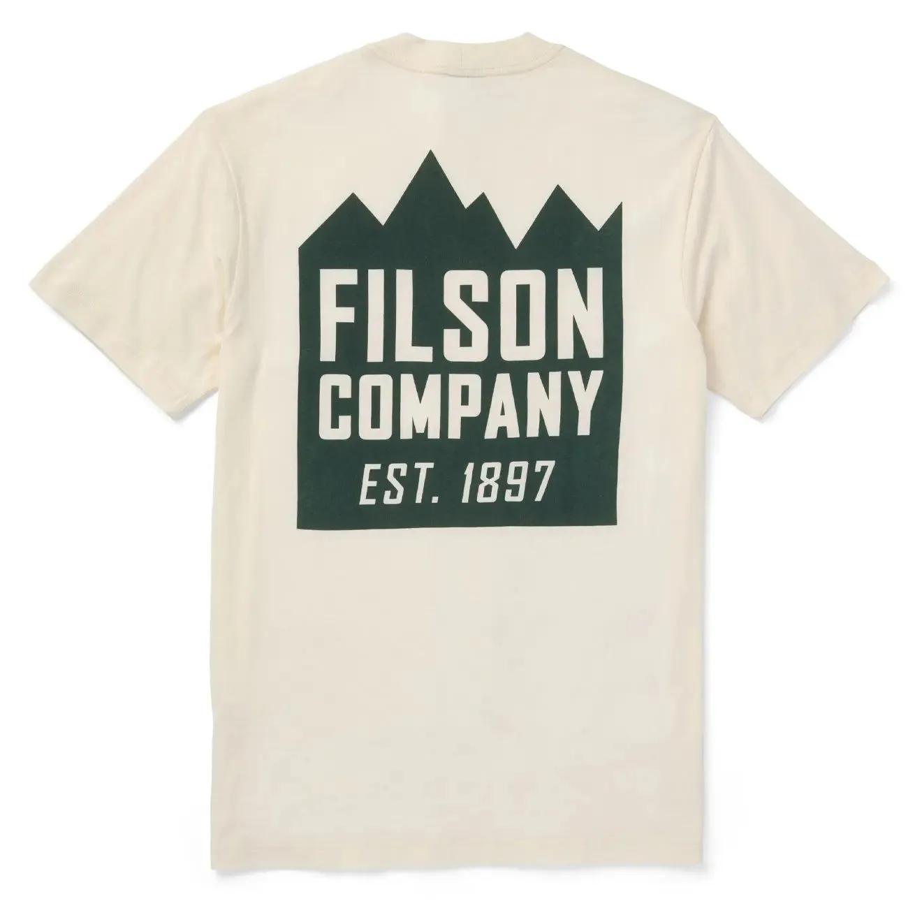 Filson S/S Ranger Graphic T-Shirt Off White / Back Road