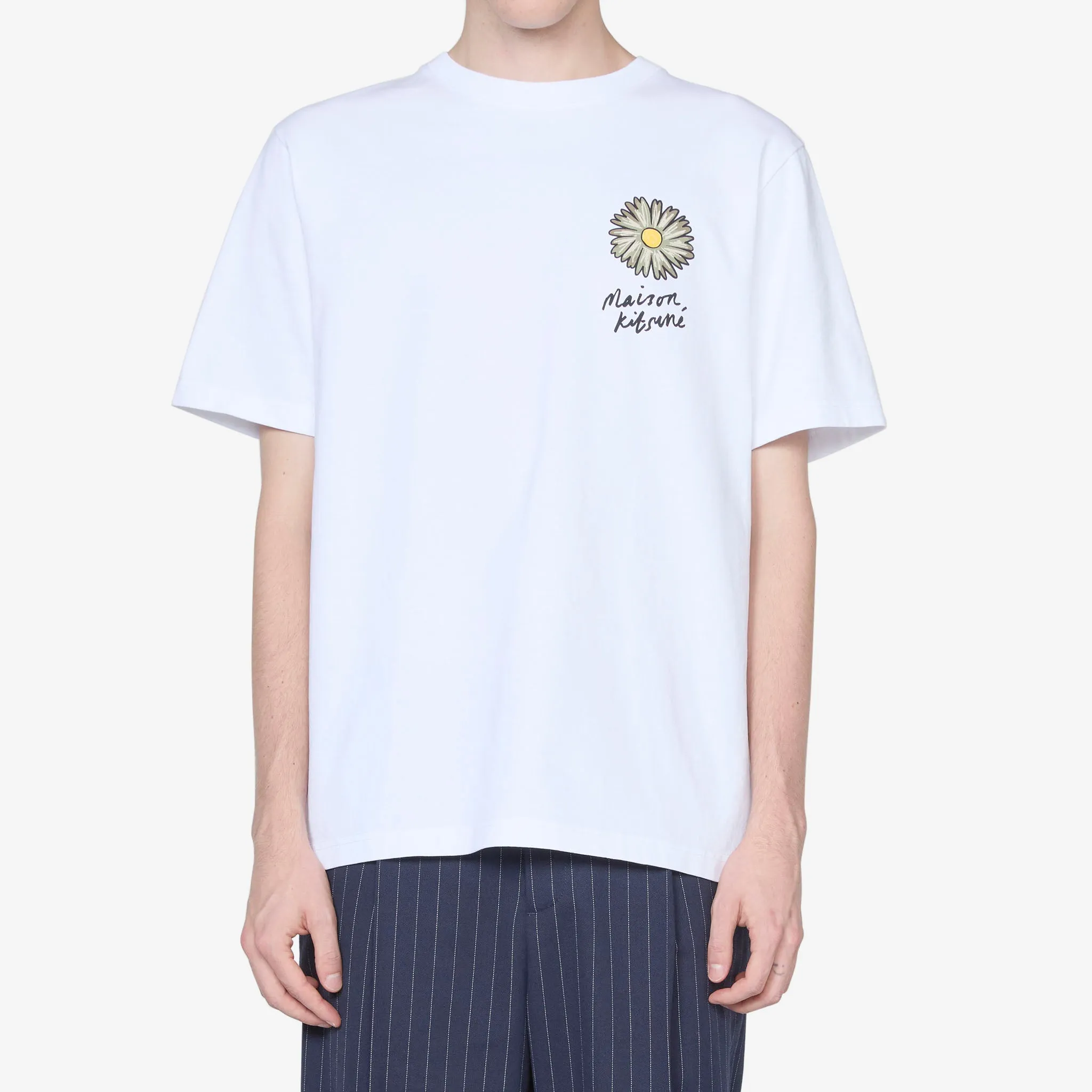 Floating Flower Comfort T-Shirt White