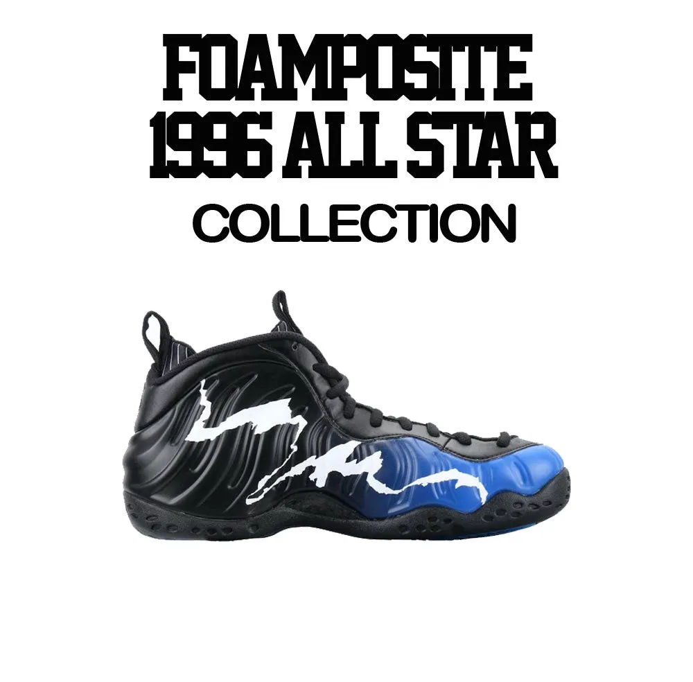 Foamposite 1996 All Star Shirt - Enemies - Black