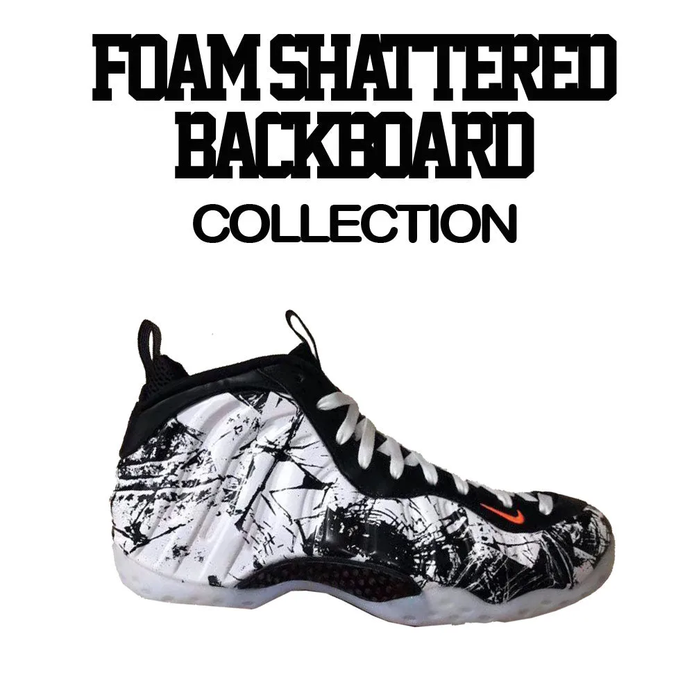 Foamposite Shattered Backboard Shirt - Scared Money - White