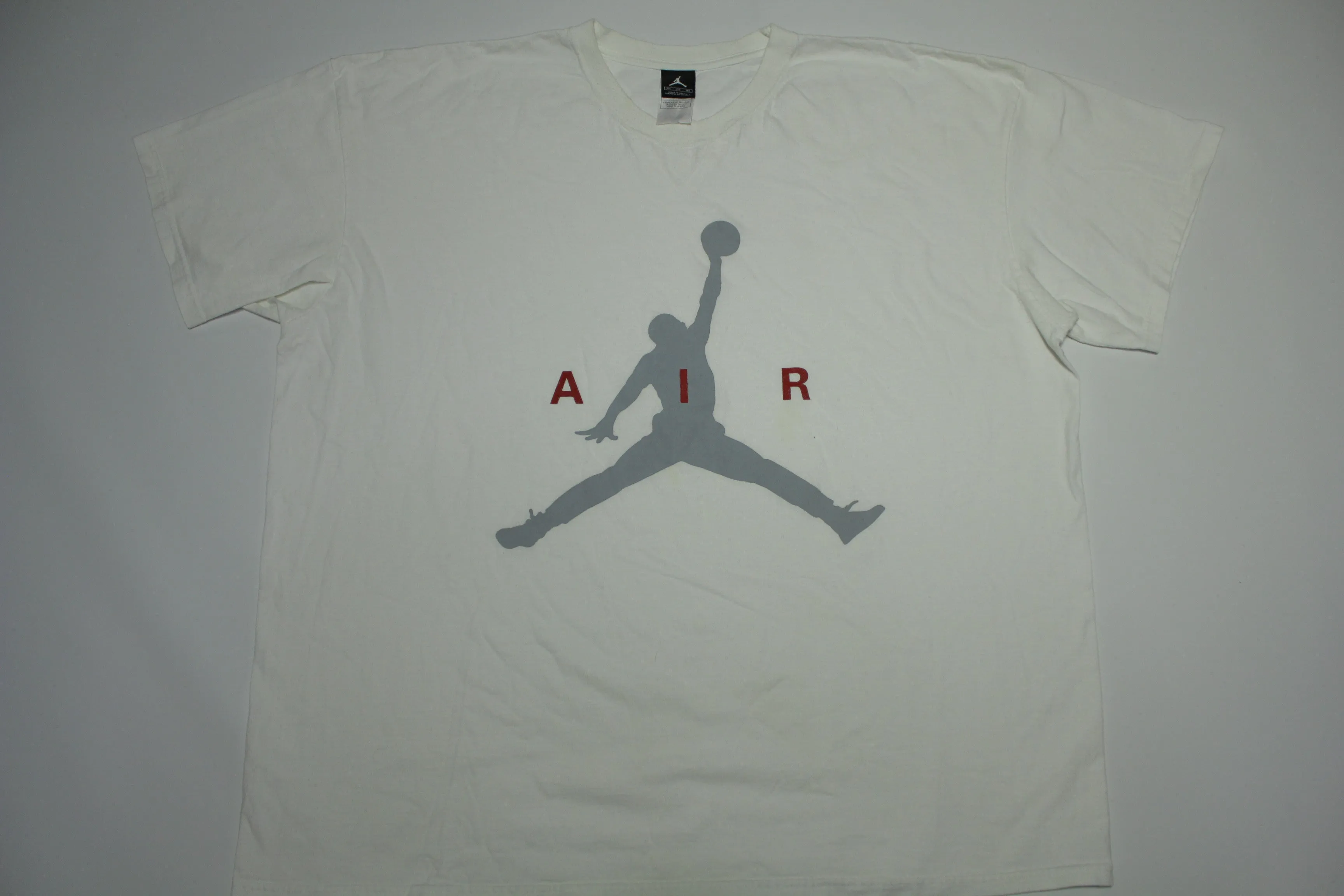 Giant Silhouette Air Jordan Y2K Vintage Michael 2000s Tag T-Shirt