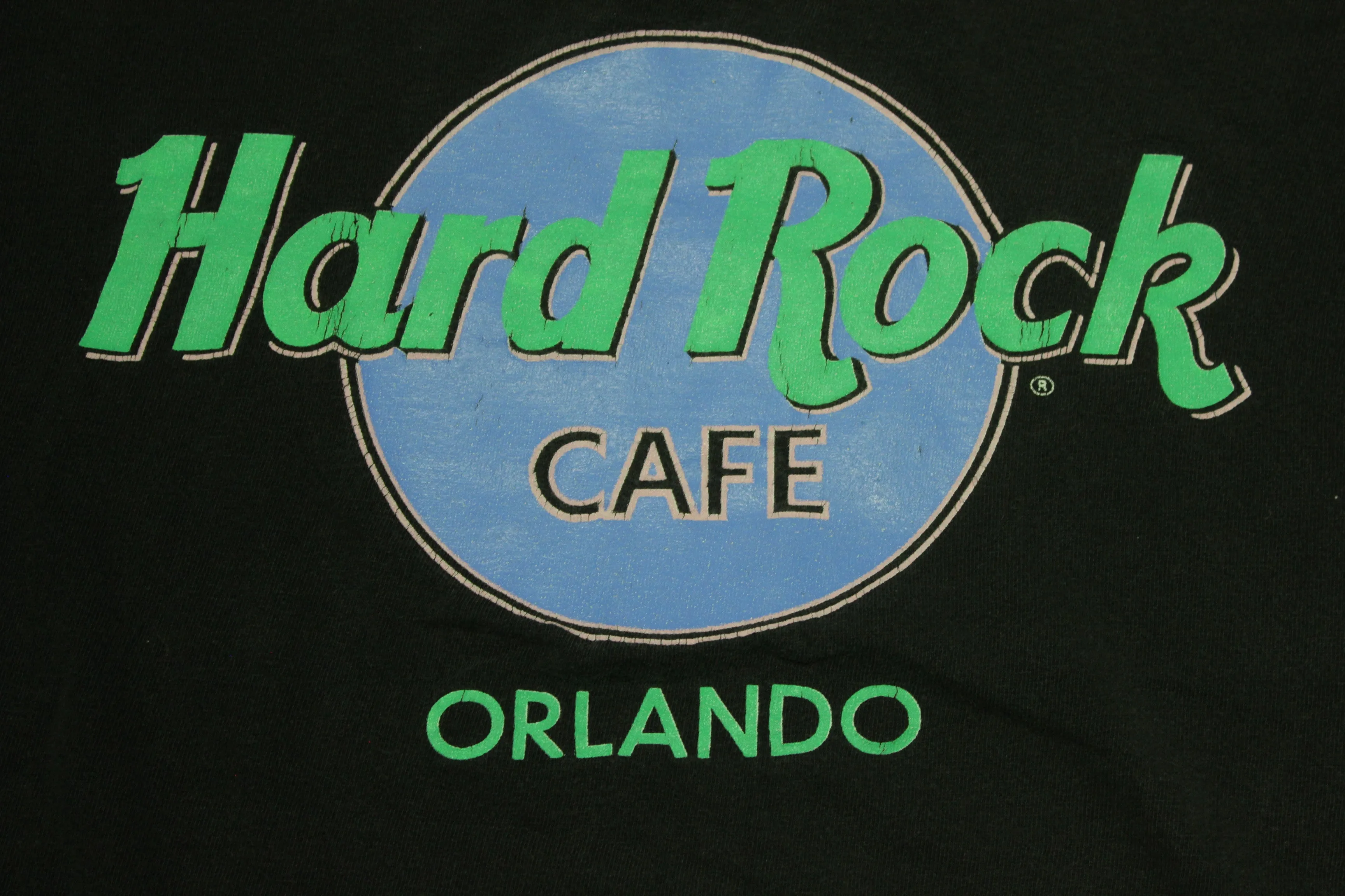 Hard Rock CAFE Orlando Vintage 90's Single Stitch Diner Made in USA T-Shirt