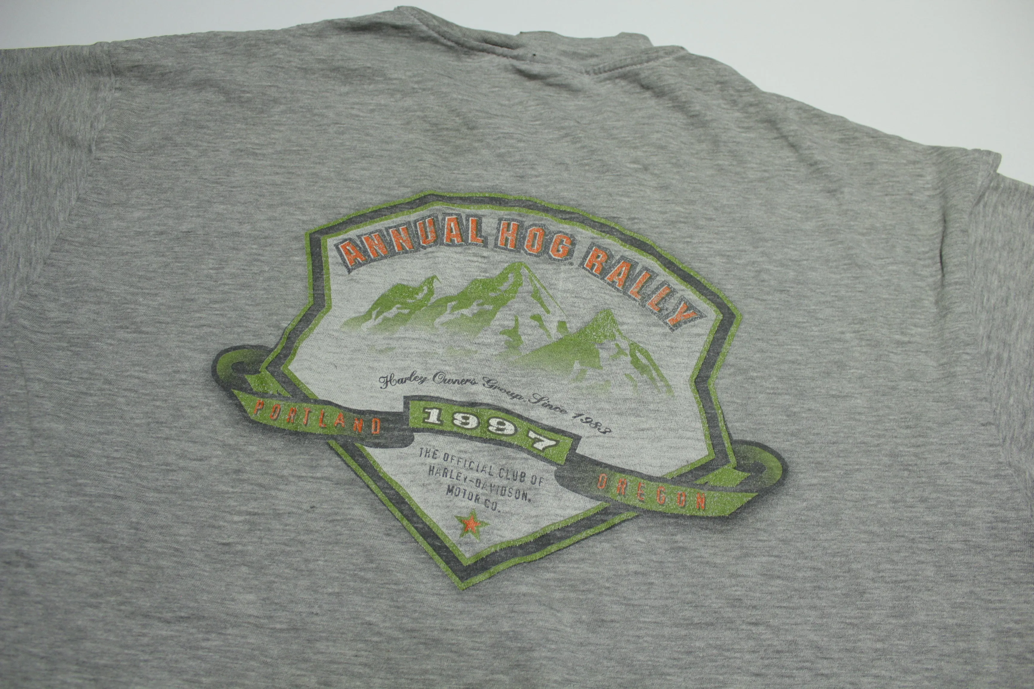 Harley Davidson HOG National Rallies Vintage 1997 Motorcycle Biker T-Shirt