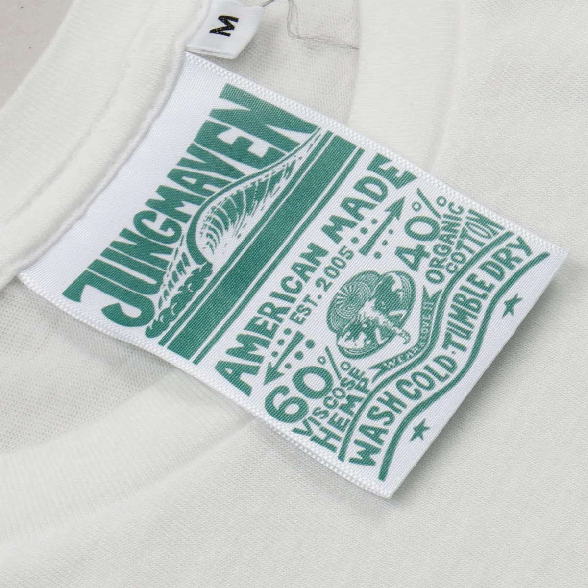 Jungmaven - Original Hemp T-shirt 60/40 - Optic White