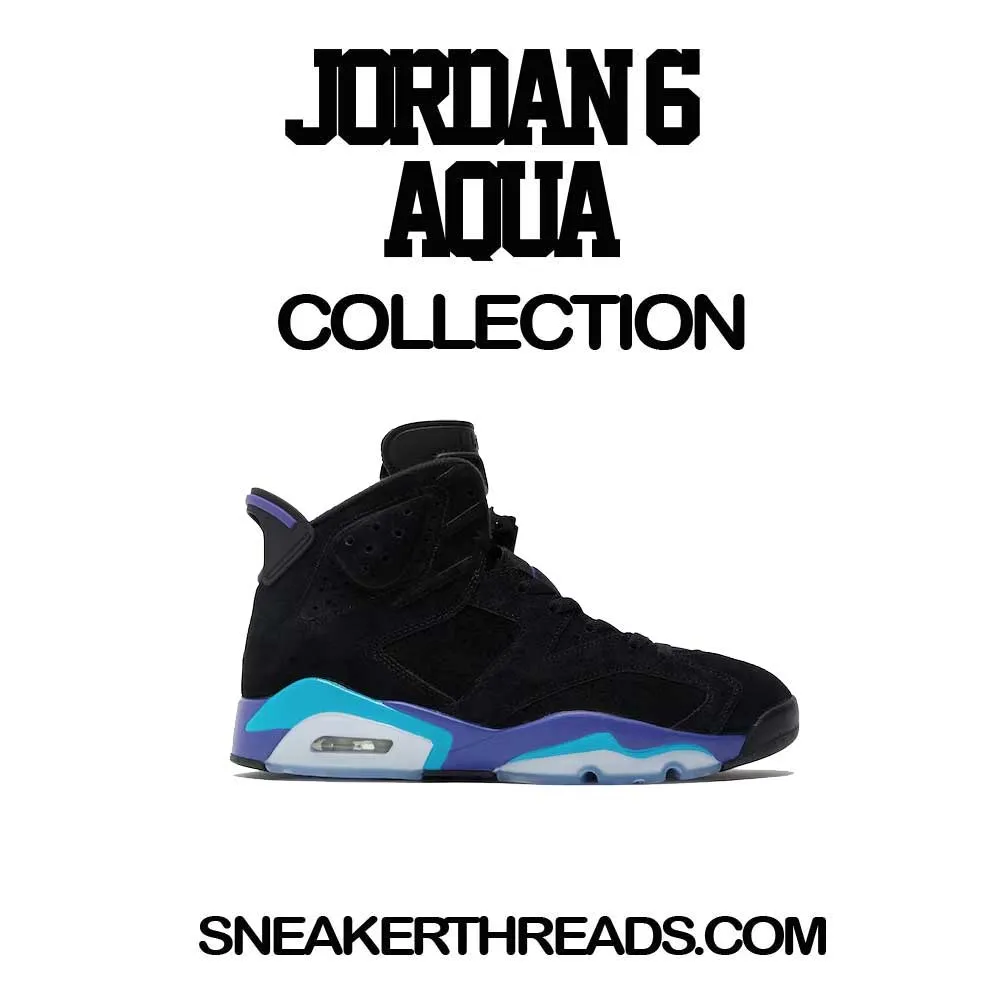 Kids Aqua 6 Shirt - Copped Em - Black