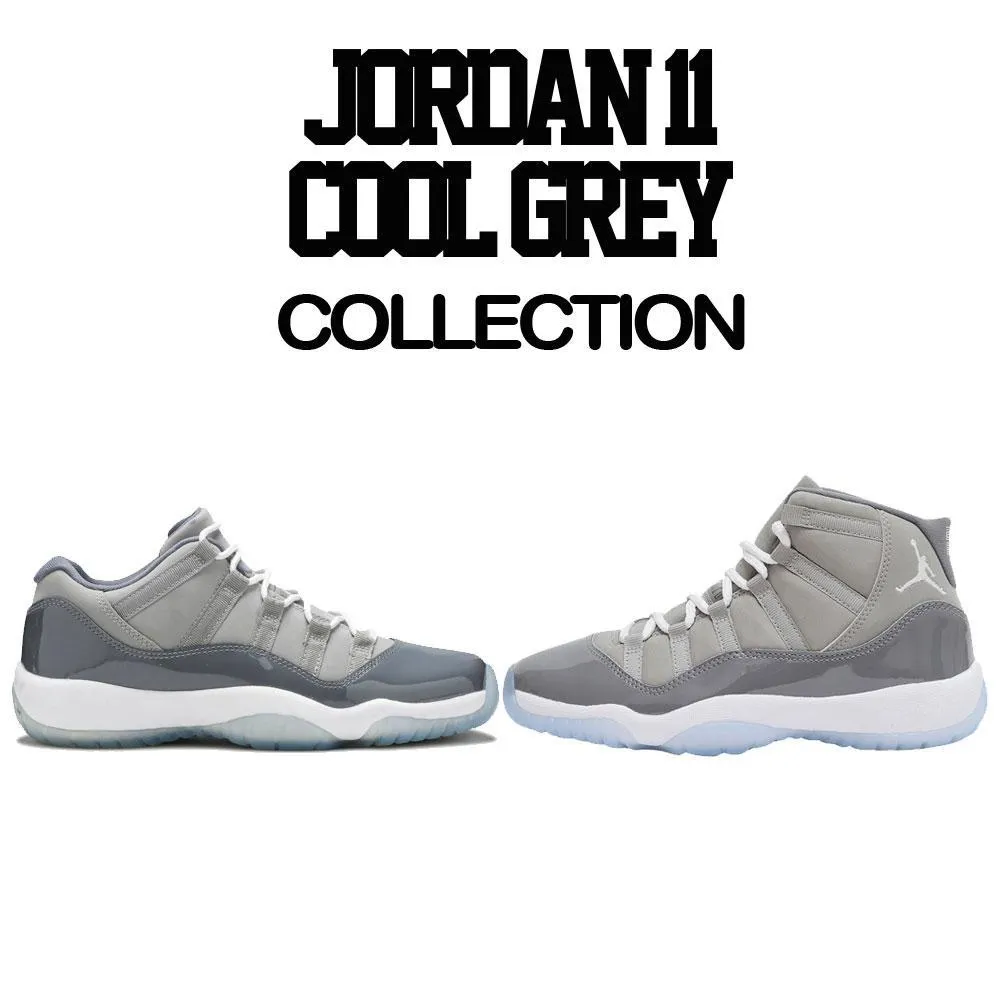 Kids Cool Grey 11 Shirt - Got Em - White