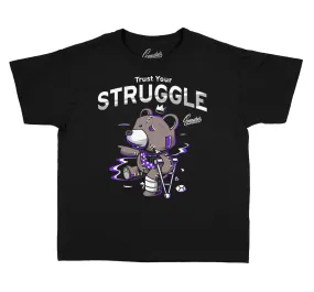 Kids Court Purple 13 Shirt - Trust Your Struggle - Black