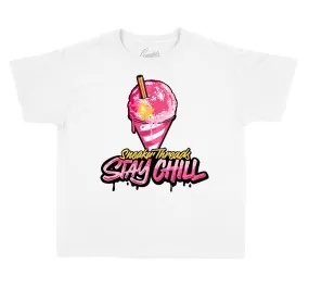 Kids Ice Cream 12 Shirt - Stay Chill - White