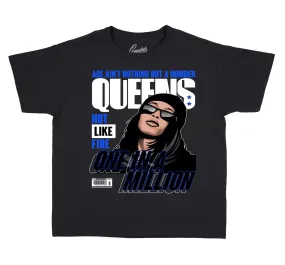 Kids - Racer Blue 3 Queens Shirt