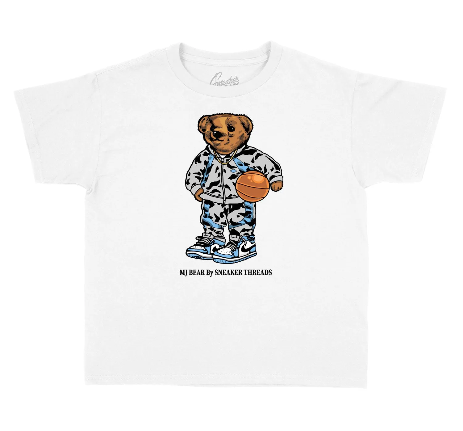 Kids - University Blue 1 MJ Bear Shirt