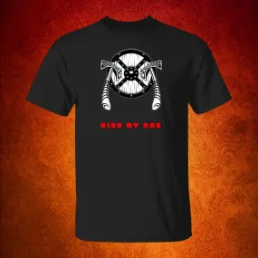 Kiss My Axe Black T-Shirt