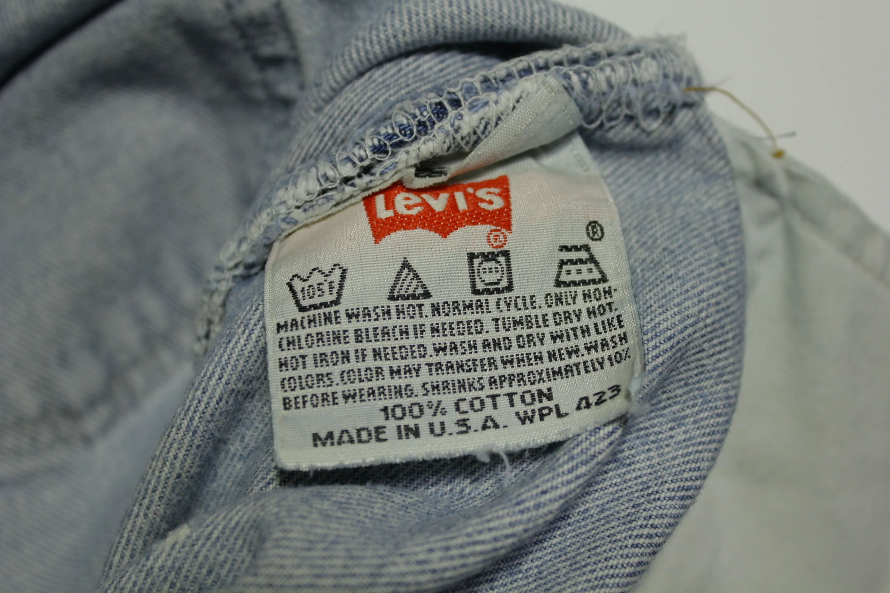 Levis 501xx Red Tab Vintage 90's Made In USA Button Fly Denim Grunge Rocker Jeans