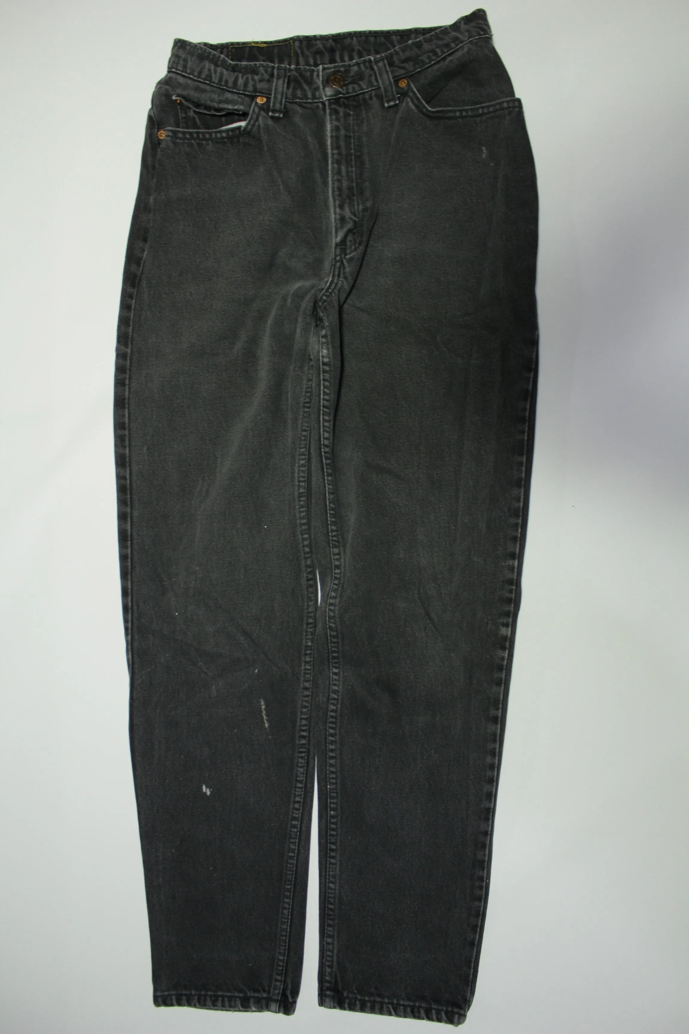 Levis 512 Vintage 90's Denim Grunge Punk Red Tab Made in Canada Black Jeans