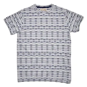 Libertine-Libertine - Brake T-shirt Rey - Grey Melange / White / Navy