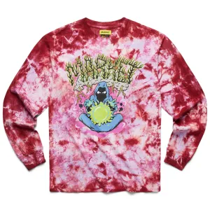 Market Smiley Red Purple Tie Dye Grim Reaper Longsleeve