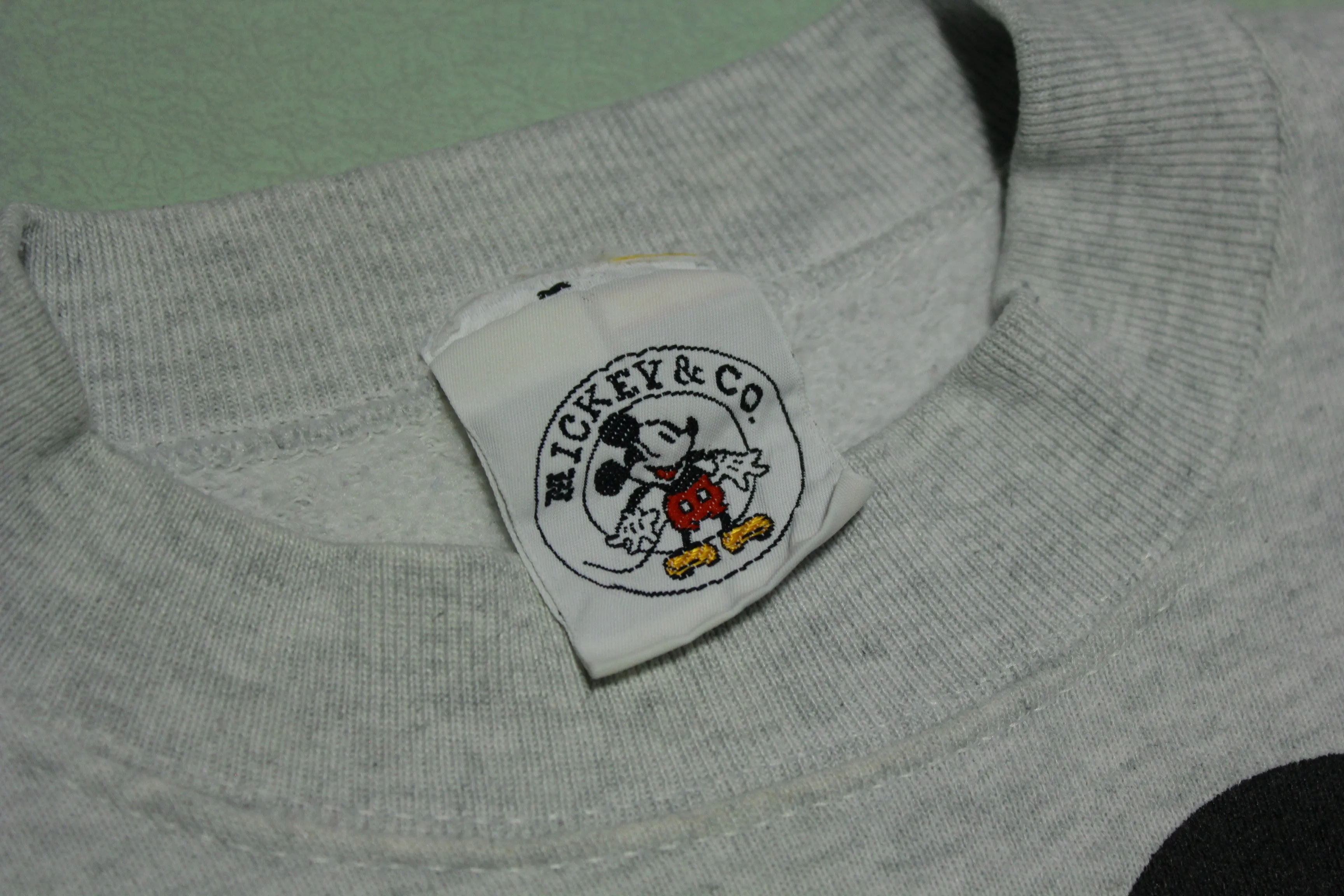 Mickey Mouse Front and Back Side Double Up Vintage 90's USA Crewneck Sweatshirt