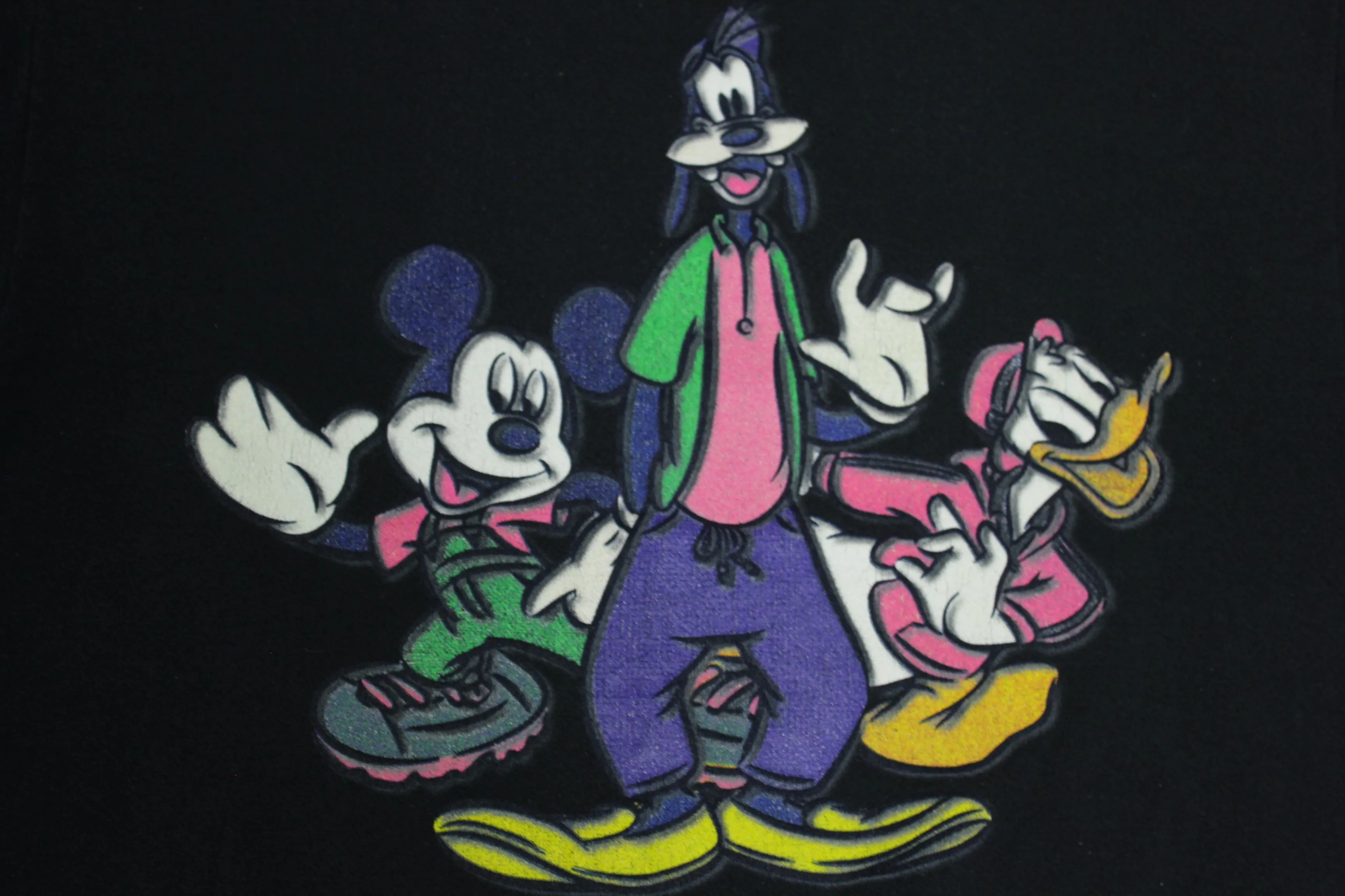 Mickey Mouse Unlimited Vintage 90's Donald Duck Goofy Jerry Leigh Street Sweatshirt