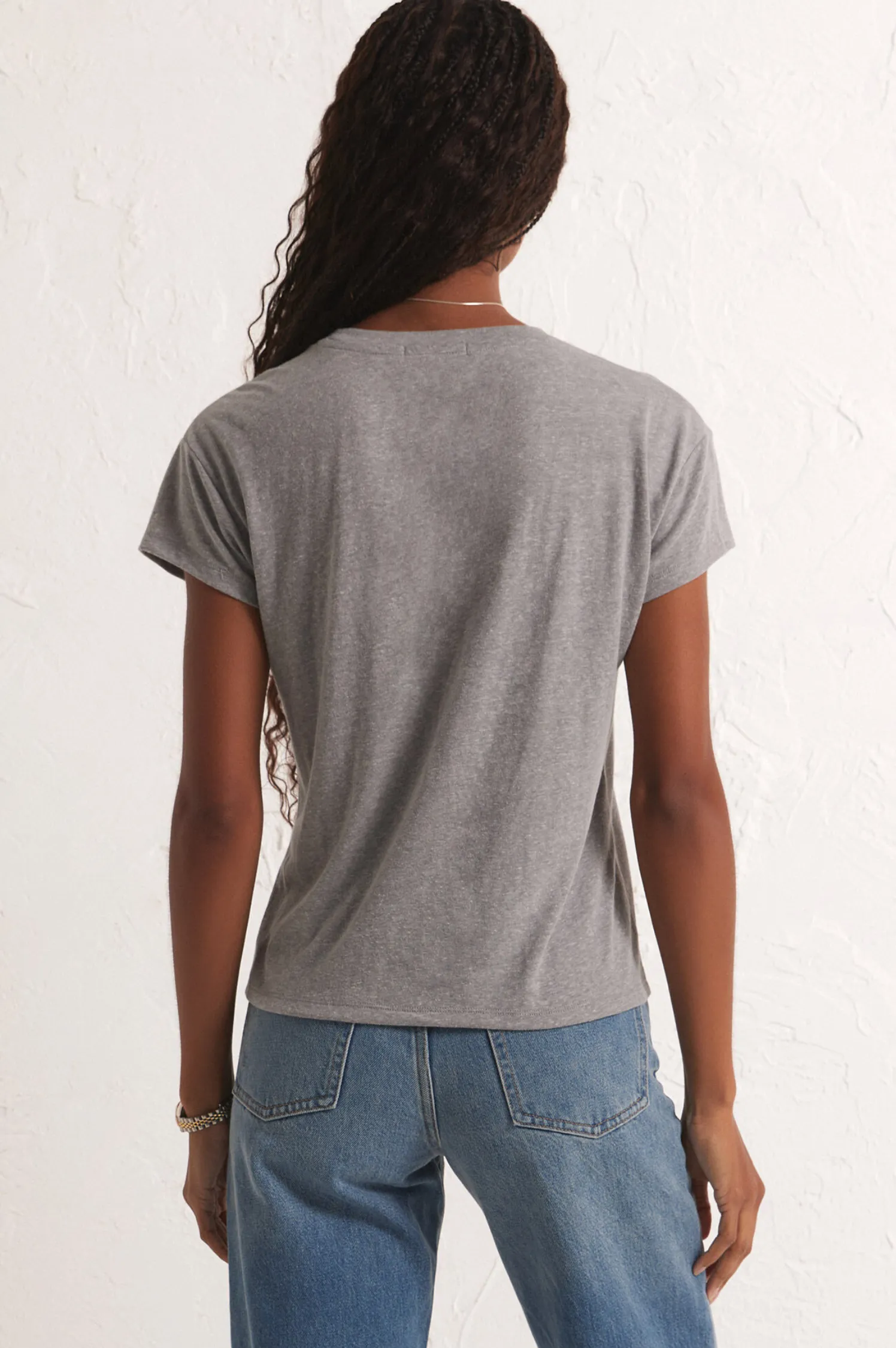 Modern Tri Blend Crew Neck Tee